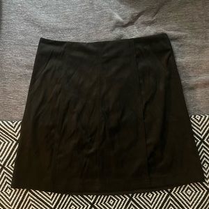 AL YA faux suede mini skirt